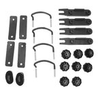 Universal Roof Mounting Fitting Kit U Screws Locknut Rubber Gasket Small Light Roof Luggage Accessories for Most Models