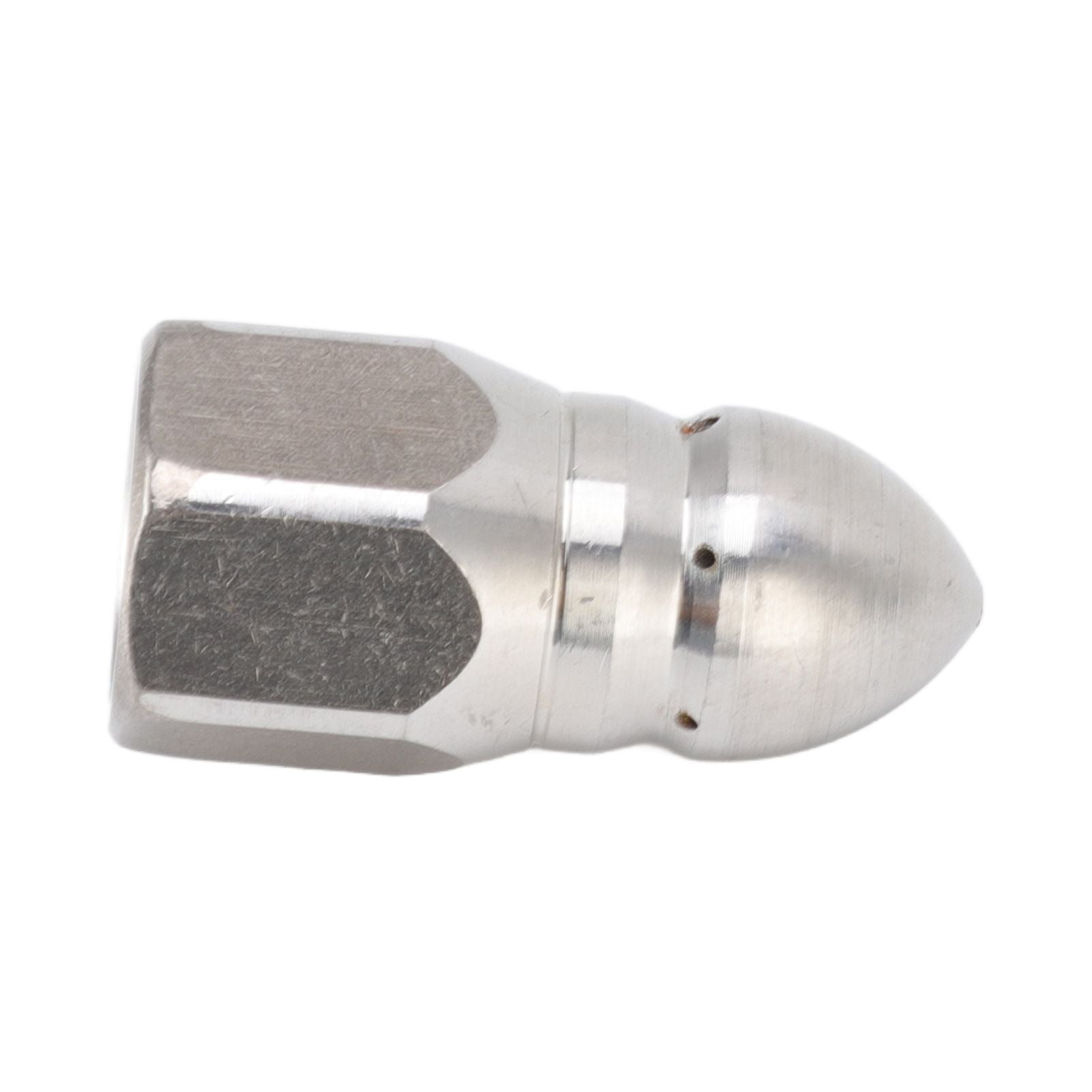 High Pressure Washer Spray Nozzle Stainless Steel Sewer Jetting Nozzle for Industrial Pipe Cleaning G1/4 Internal Thread