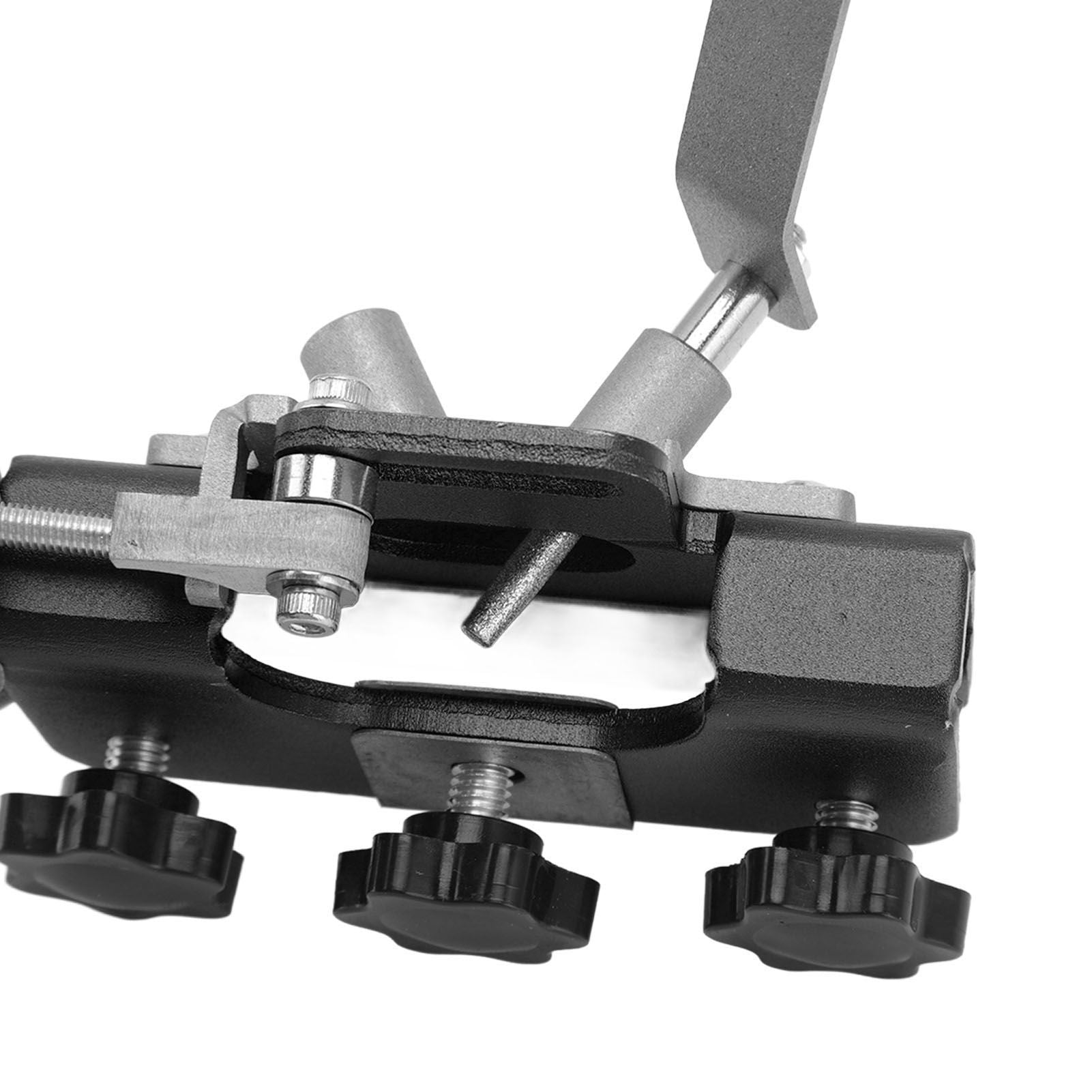 Chainsaw Sharpener Portable Lightweight Hand Crank Chain Sharpening Jig for Electric Saws Black
