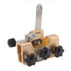 Chainsaw Sharpener Portable Lightweight Hand Crank Chain Sharpening Jig for Electric Saws Gold