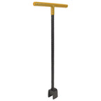 Steel Water Meter Key Wrench Multifunction T Handle Curb Key With 4 Way Utility Tool for Valves Faucets Yellow