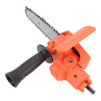 4in Mini Drill to Chain Saw Adapter Simple ABS Steel Portable Electric Chain Saw Converter Accessory for Electric Drill