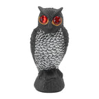 Owl Bird Deterrent Garden Plastic Red Eyes Owls to Keep Birds Away Fine Details Wear Resistant Owls to Keep Birds Away Cartoon Flaky Small Owl