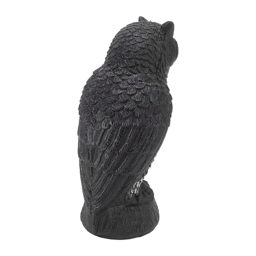 Owl Bird Deterrent Garden Plastic Red Eyes Owls to Keep Birds Away Fine Details Wear Resistant Owls to Keep Birds Away Cartoon Flaky Small Owl