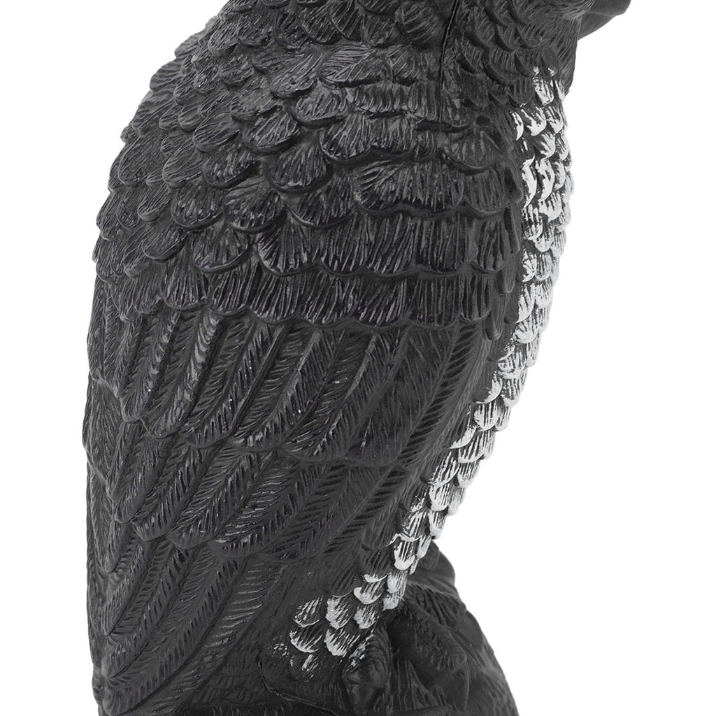 Owl Bird Deterrent Garden Plastic Red Eyes Owls to Keep Birds Away Fine Details Wear Resistant Owls to Keep Birds Away Cartoon Flaky Small Owl