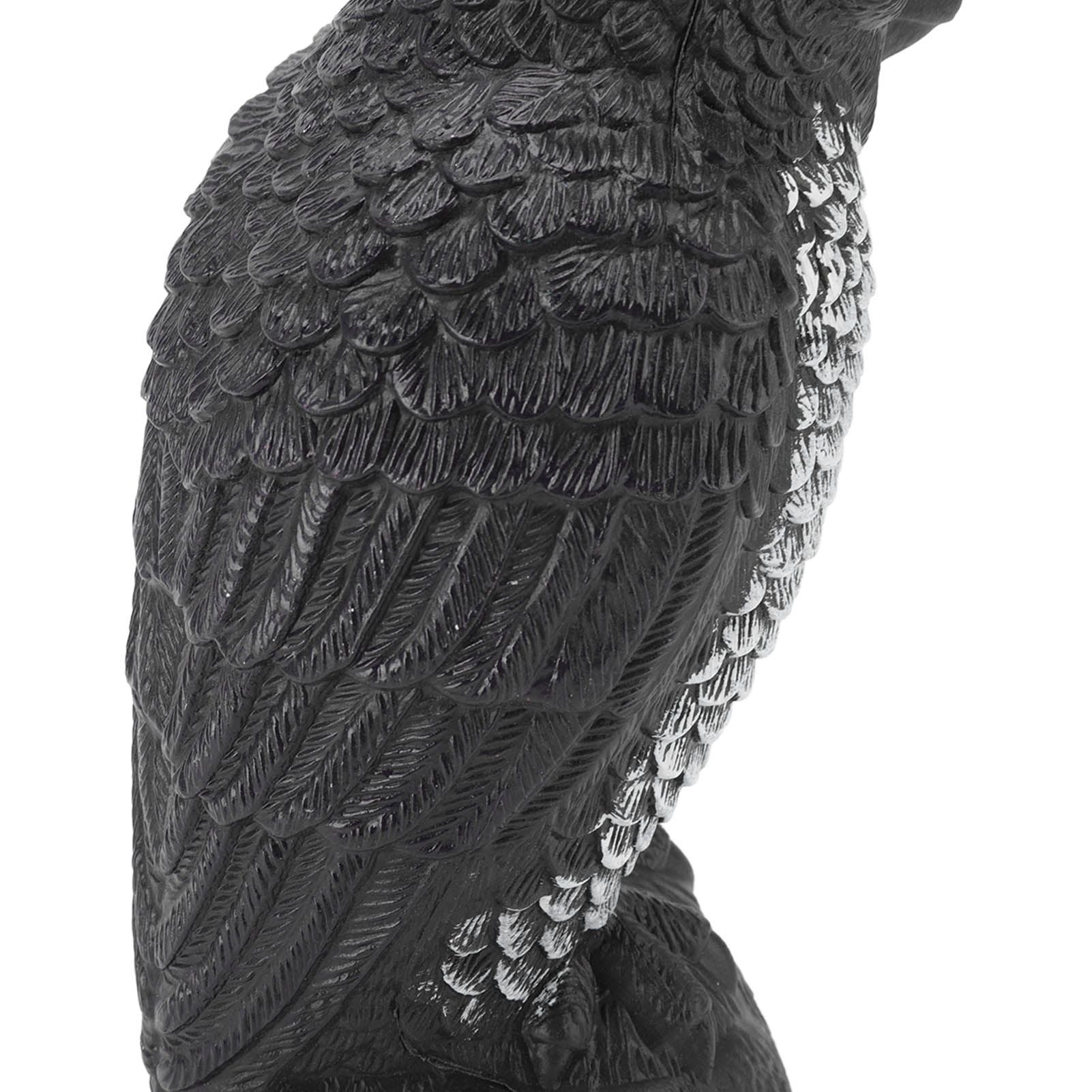 Owl Bird Deterrent Garden Plastic Red Eyes Owls to Keep Birds Away Fine Details Wear Resistant Owls to Keep Birds Away Cartoon Flaky Small Owl