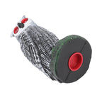 Owl Bird Deterrent Garden Plastic Red Eyes Owls to Keep Birds Away Fine Details Wear Resistant Owls to Keep Birds Away Elbow Cat Plain White
