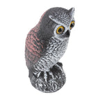 Owl Bird Deterrent Garden Plastic Owls to Keep Birds Away Waterproof Sunscreen Owl to Scare Birds Away Fake Owl for Birds