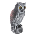 Owl Bird Deterrent Garden Plastic Owls to Keep Birds Away Waterproof Sunscreen Owl to Scare Birds Away Fake Owl for Birds