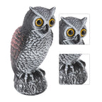 Owl Bird Deterrent Garden Plastic Owls to Keep Birds Away Waterproof Sunscreen Owl to Scare Birds Away Fake Owl for Birds