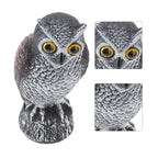 Owl Bird Deterrent Garden Plastic Owls to Keep Birds Away Waterproof Sunscreen Owl to Scare Birds Away Fake Owl for Birds