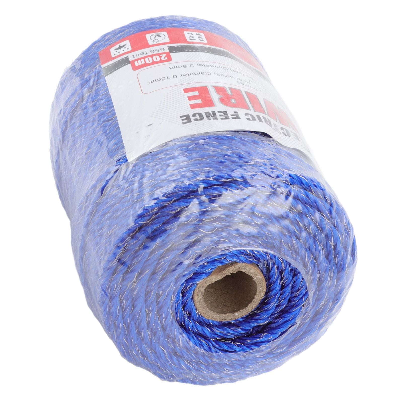Electric Fence Polywire 6 Strand Stainless Steel 200M Poly Wire for Farm Protection MLD-040F