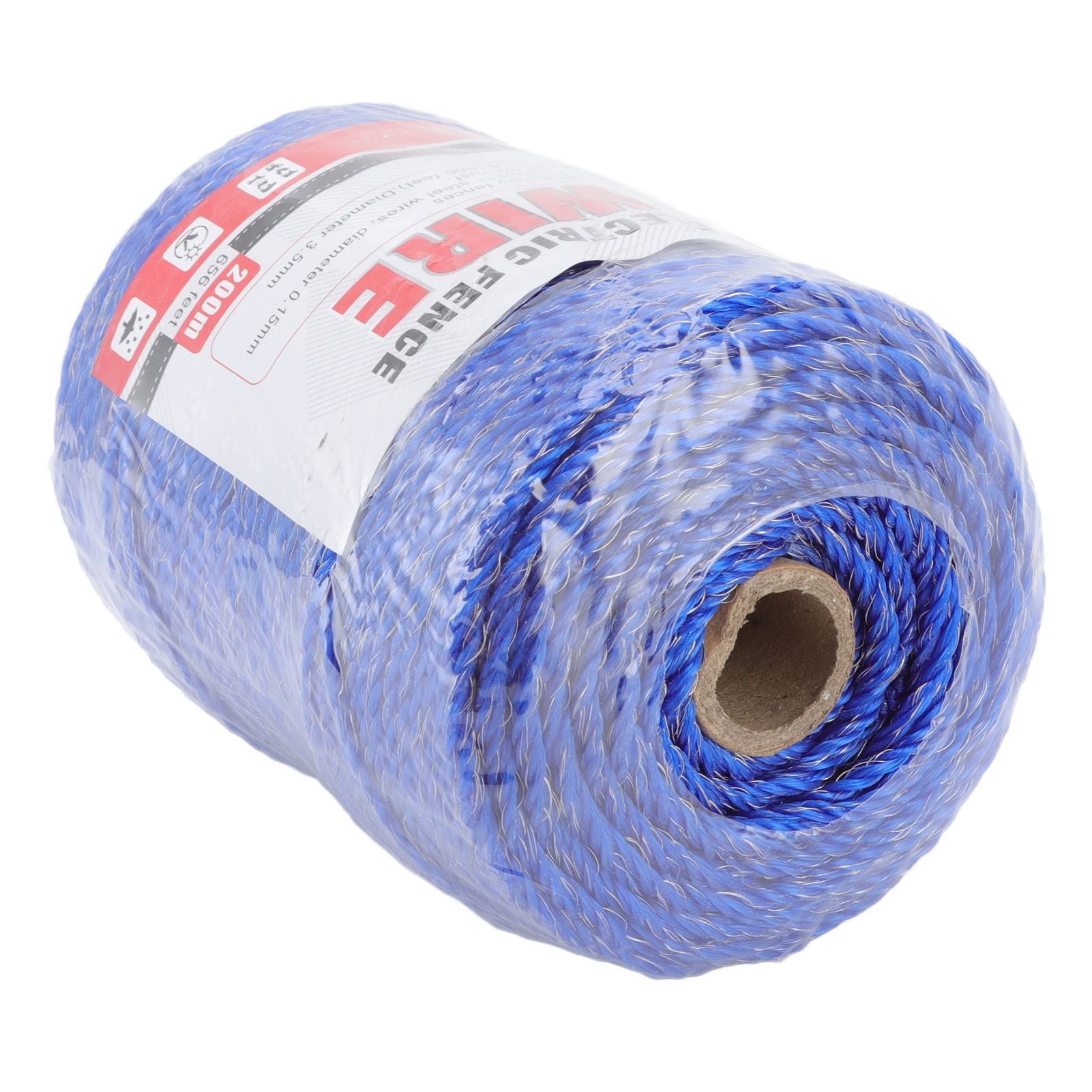 Electric Fence Polywire 6 Strand Stainless Steel 200M Poly Wire for Farm Protection MLD-040F