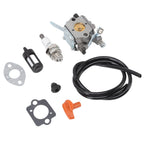Trimmer Carburetor Replacement 4126 120 0600 Fuel Line Spark Plug and Filter Set for Stihl
