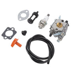 Trimmer Carburetor Replacement 4126 120 0600 Fuel Line Spark Plug and Filter Set for Stihl