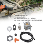 Trimmer Carburetor Replacement 4126 120 0600 Fuel Line Spark Plug and Filter Set for Stihl