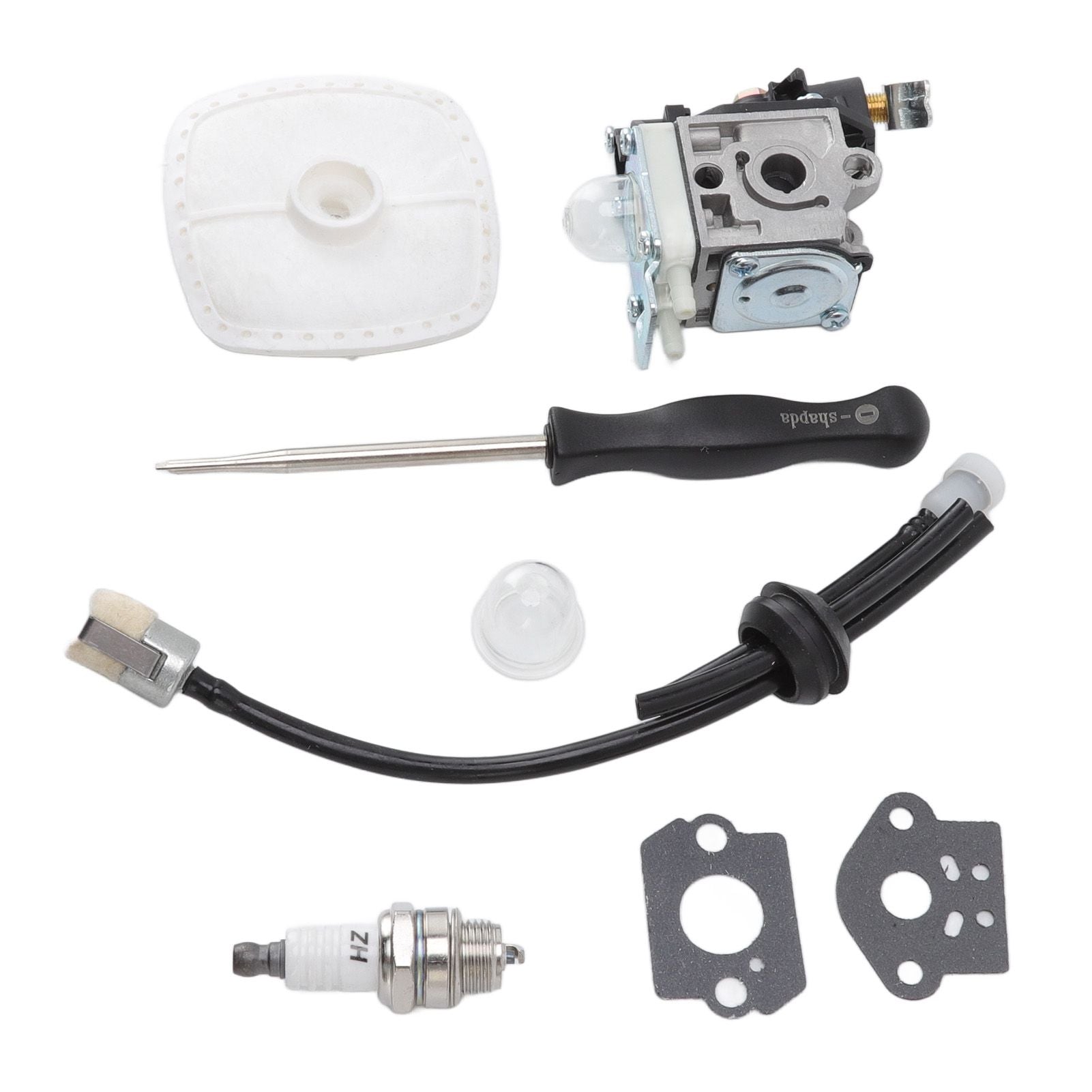 Leaf Blower Carburetor Kit Gasket Primer Bulb Cover Fuel Line Assembly Filter A021003660 for PB 250