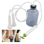 Manual Milking Machine 3000ml Effort Saving Operation Strong Durable PEC Portable Milking Kit for Home Milking Manual 3L for Cow
