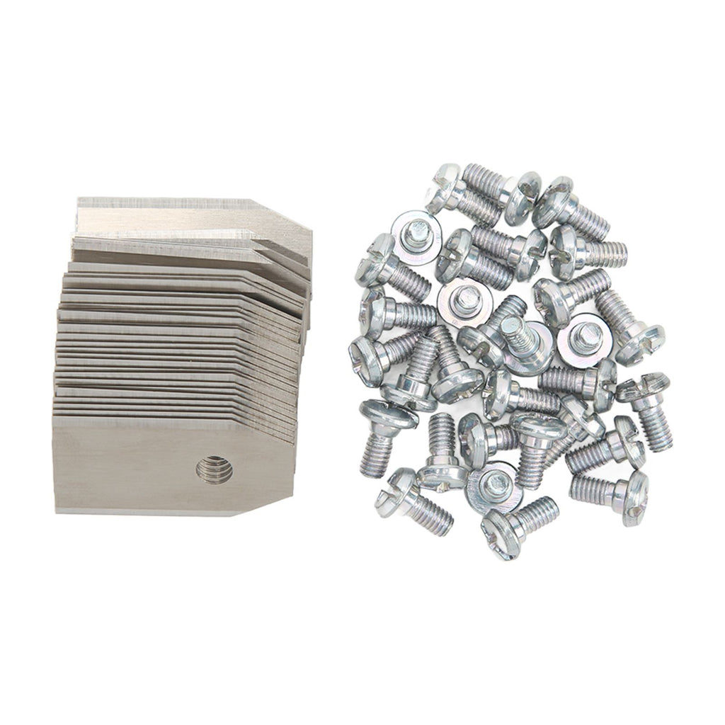 30PCS Stainless Steel Lawn Mower Blade Silver Weather Resistant Lawn Mower Replacement Blade for Husqvarna
