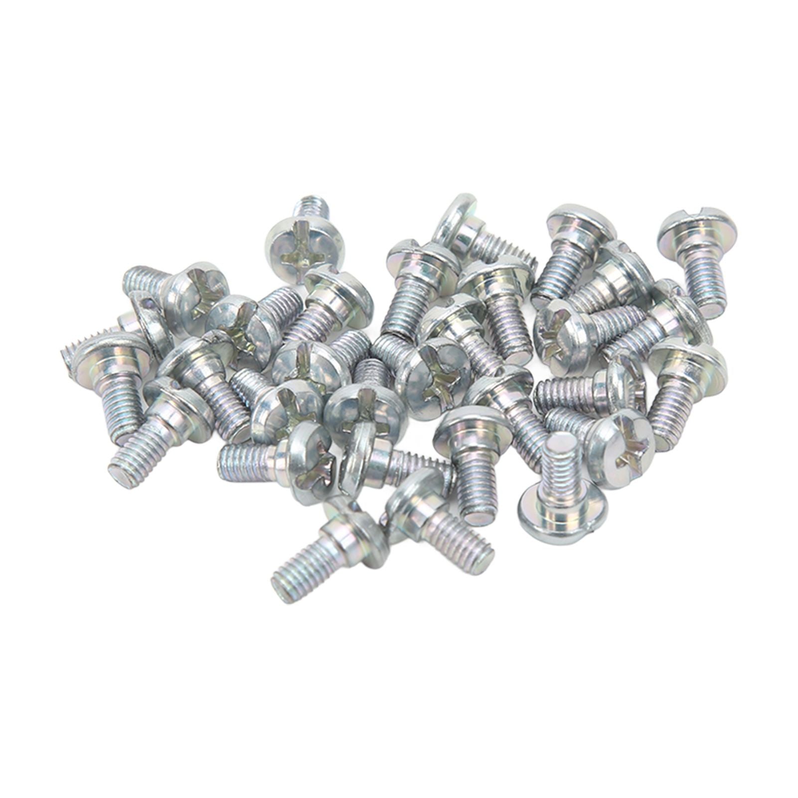 30PCS Stainless Steel Lawn Mower Blade Silver Weather Resistant Lawn Mower Replacement Blade for Husqvarna