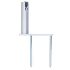 Portable Beach Umbrella Stake Heavy Duty Aluminium Alloy Sand Anchor for Outdoor Garden Yard