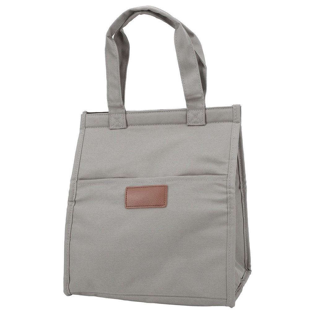 Aluminum Foil Simple Thermal Insulation Lunch Box Bag Oxford Cloth Large Capacity Thickened Bento Bag Grey