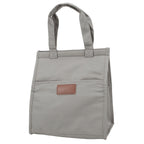 Aluminum Foil Simple Thermal Insulation Lunch Box Bag Oxford Cloth Large Capacity Thickened Bento Bag Grey