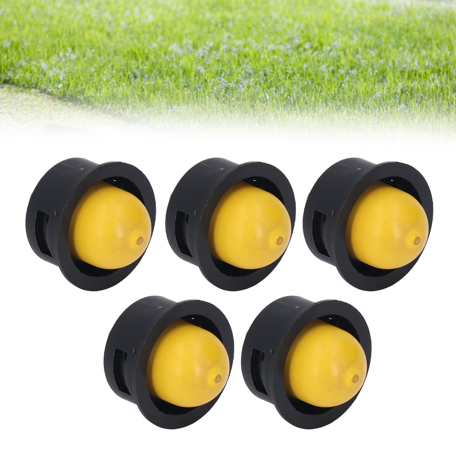 5Pcs Blower Carburetor Bottom Iron Primer Bulb for Fuxtec FX RM Series Lawn Mower Carburetor Primer Bulb