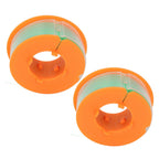 2Pcs Lawn Mower Spool Line Nylon Trimmer Accessories Replacement Fit for BOSCH ART 30 ART 30FA Green