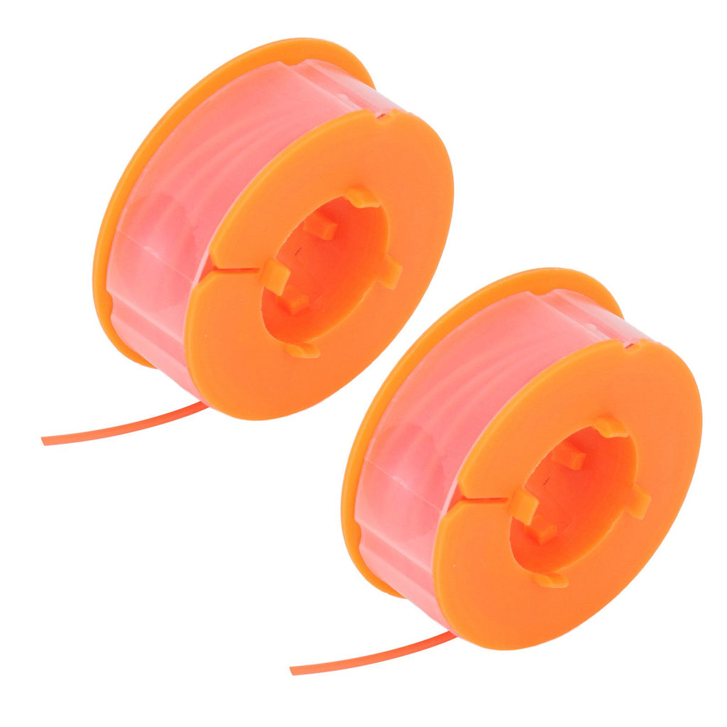 2Pcs Lawn Mower Spool Line Nylon Trimmer Accessories Replacement Fit for BOSCH ART 30 ART 30FA Orange