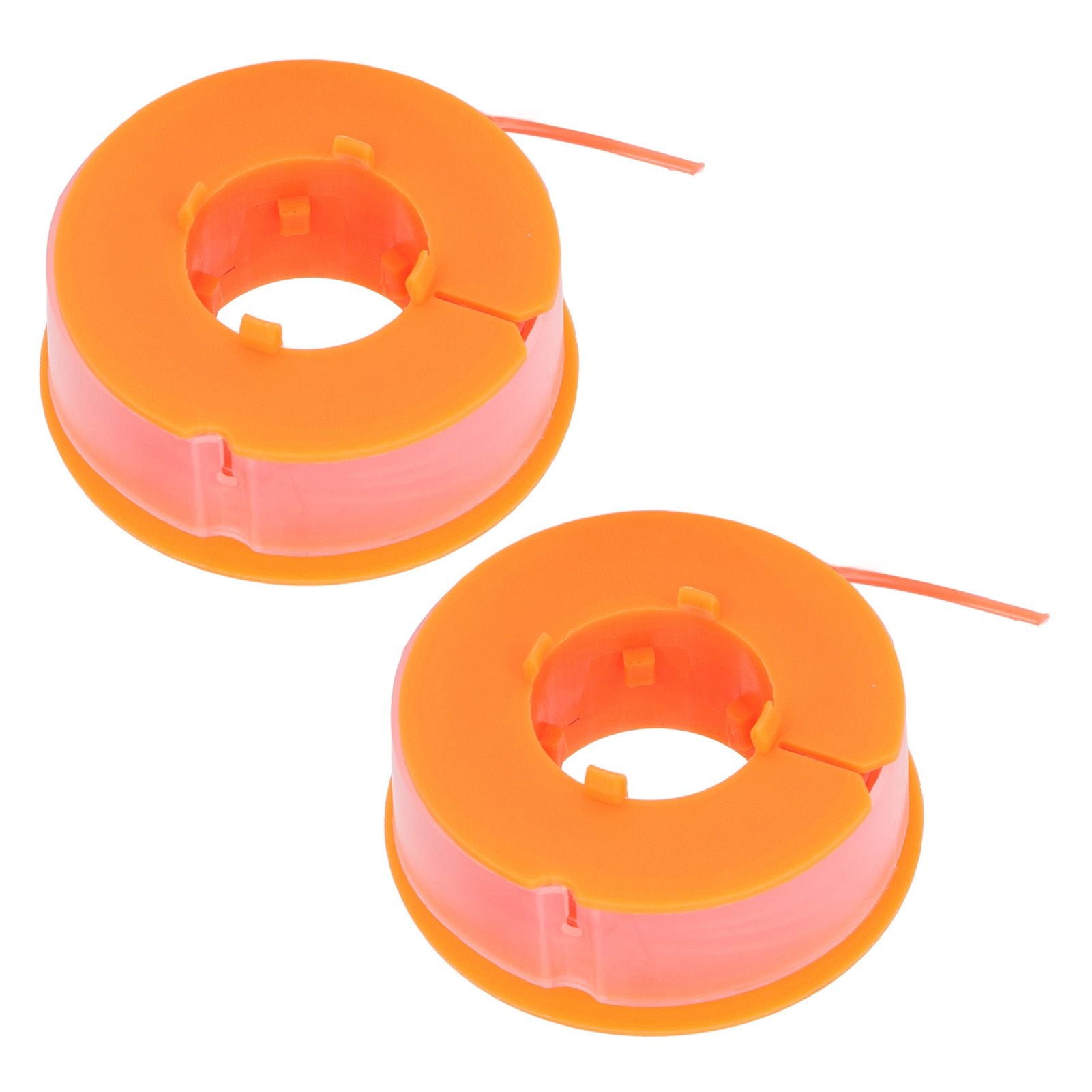 2Pcs Lawn Mower Spool Line Nylon Trimmer Accessories Replacement Fit for BOSCH ART 30 ART 30FA Orange