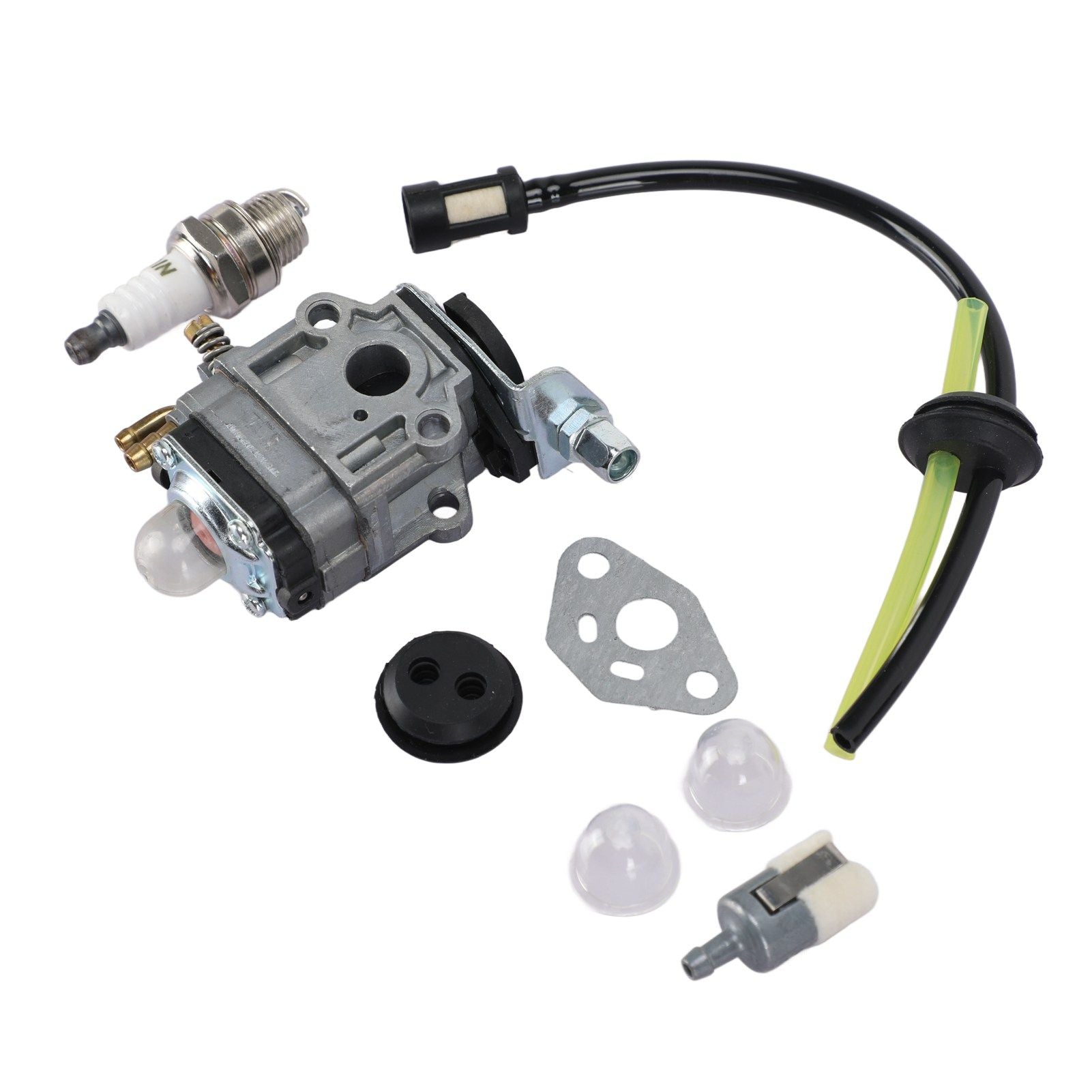 Lawn Mower Carburetor Kit Spark Plug Filter Line for TH23 TH26 TH34 23CC 25CC 26CC 33CC 35CC