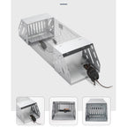 Mice Catch Cage Stainless Steel Full Automatic Dual Door Design Sensitive Mousetrap Cage for Indoor