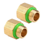 2PCS High Pressure Sprayer Reducer Adapter G3/8 Internal Thread to G1/4 External Thread Pesticide Sprayer Adapter