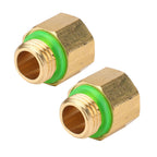 2PCS High Pressure Sprayer Reducer Adapter G3/8 Internal Thread to G1/4 External Thread Pesticide Sprayer Adapter