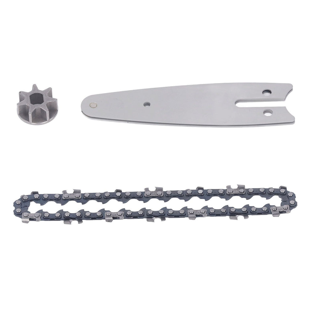 129mm Chainsaw Guide Plate Chain Sprocket Set Steel 4 Inch Mini Handheld Electric Pruning Saw