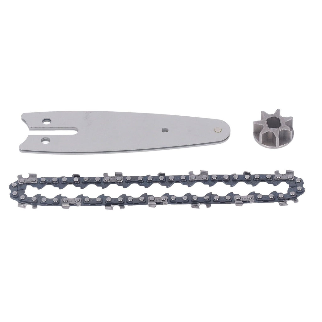 129mm Chainsaw Guide Plate Chain Sprocket Set Steel 4 Inch Mini Handheld Electric Pruning Saw