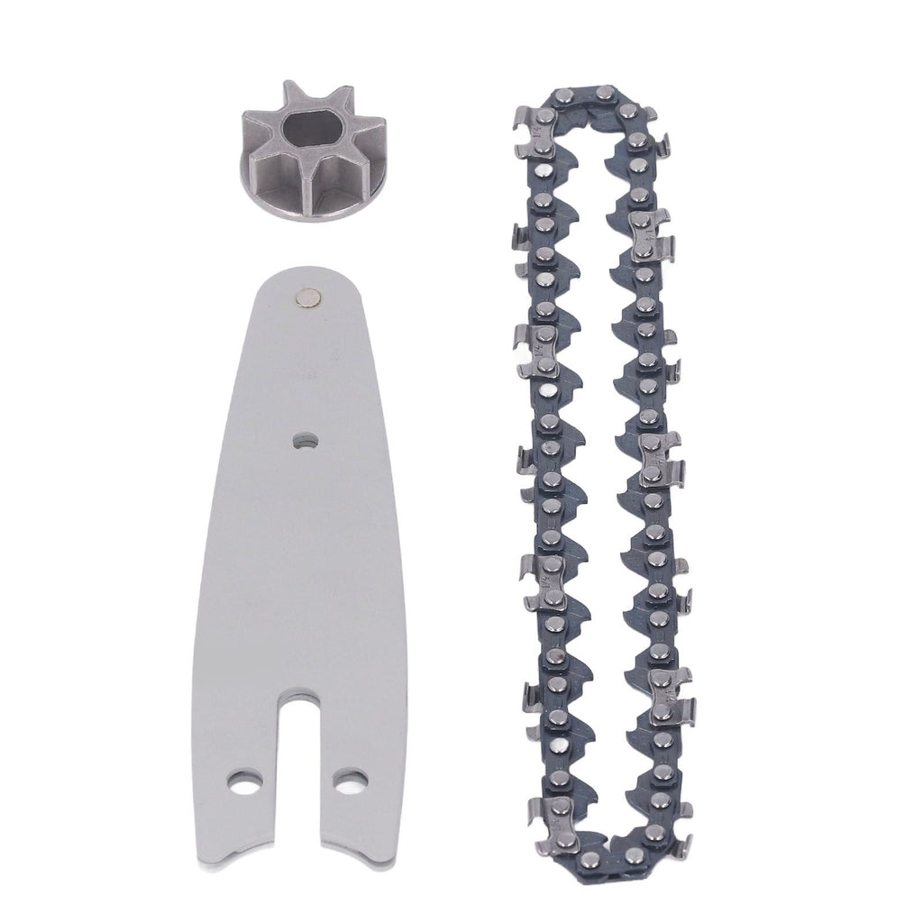 129mm Chainsaw Guide Plate Chain Sprocket Set Steel 4 Inch Mini Handheld Electric Pruning Saw