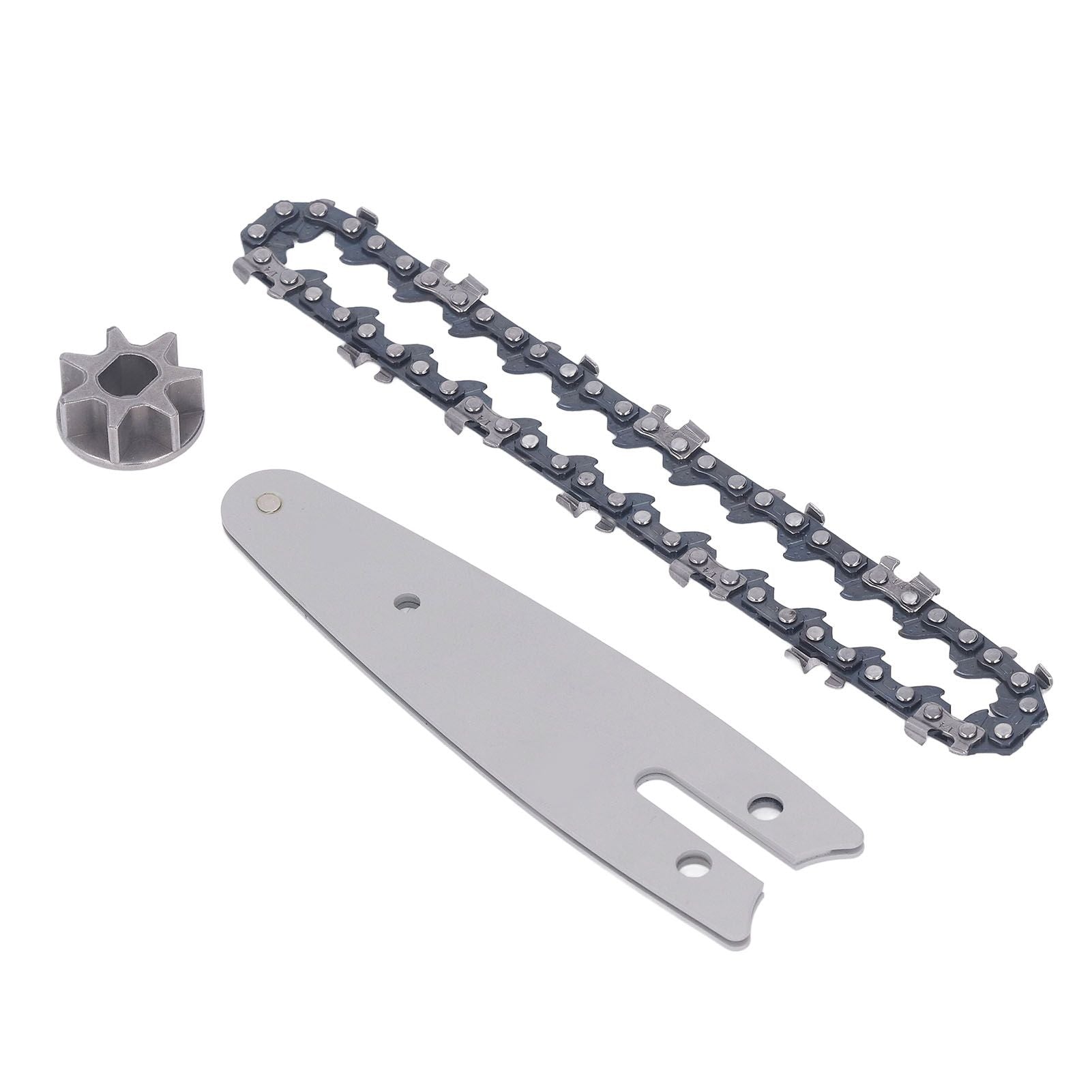 129mm Chainsaw Guide Plate Chain Sprocket Set Steel 4 Inch Mini Handheld Electric Pruning Saw