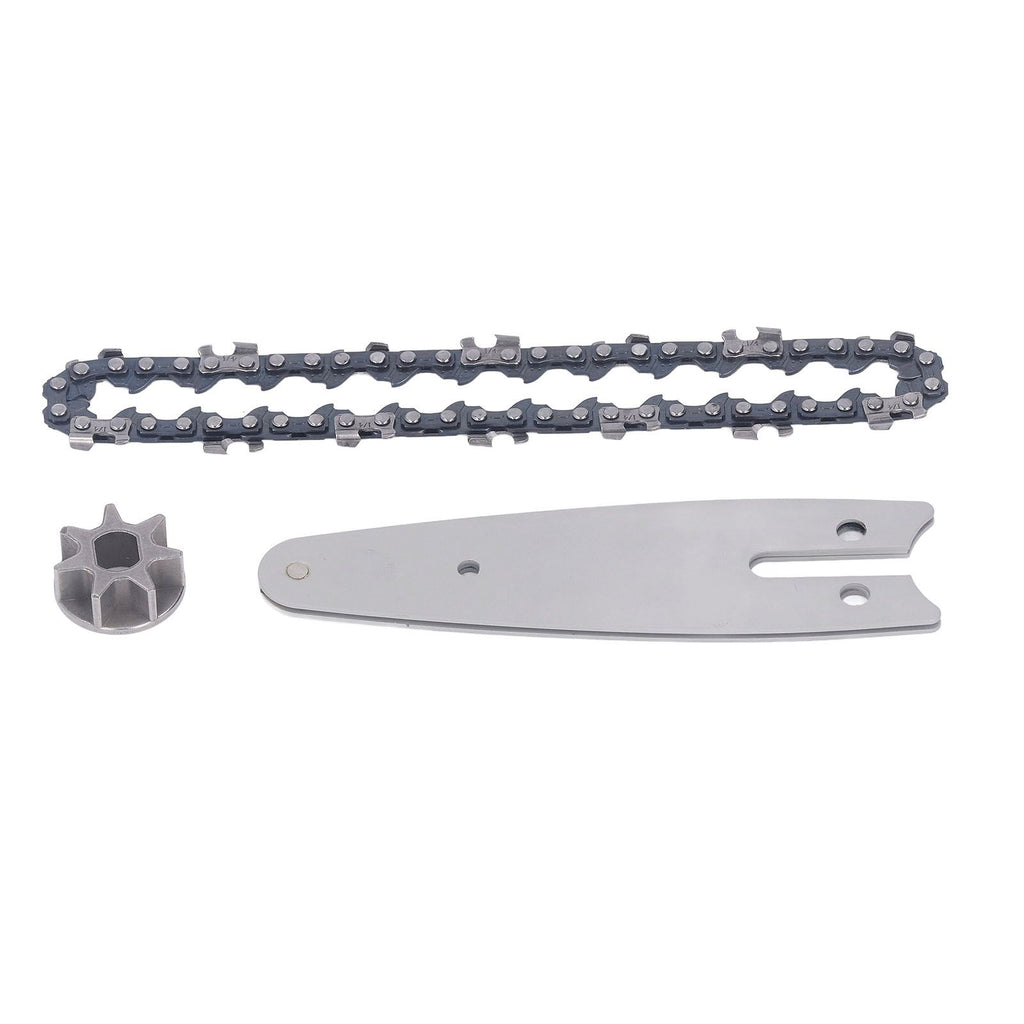 129mm Chainsaw Guide Plate Chain Sprocket Set Steel 4 Inch Mini Handheld Electric Pruning Saw