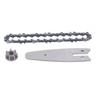 129mm Chainsaw Guide Plate Chain Sprocket Set Steel 4 Inch Mini Handheld Electric Pruning Saw