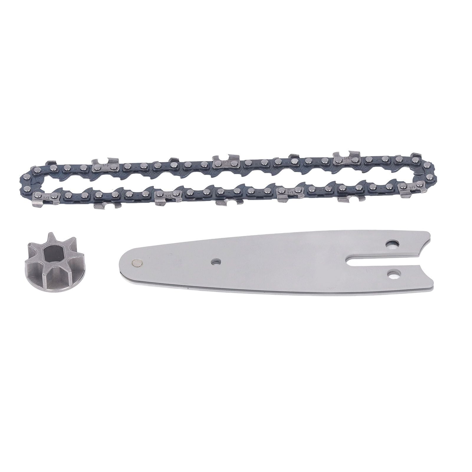 129mm Chainsaw Guide Plate Chain Sprocket Set Steel 4 Inch Mini Handheld Electric Pruning Saw