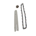 Chainsaw Chain Set Steel Sprocket 186mm Guide Plate 230mm Chain 6in Saw Replacement Accessories for Mini Electric Chainsaw