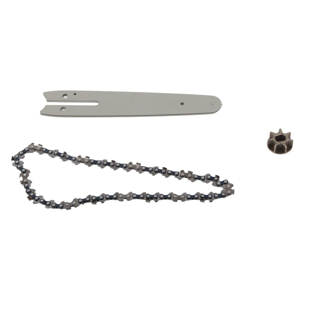 Chainsaw Chain Set Steel Sprocket 186mm Guide Plate 230mm Chain 6in Saw Replacement Accessories for Mini Electric Chainsaw