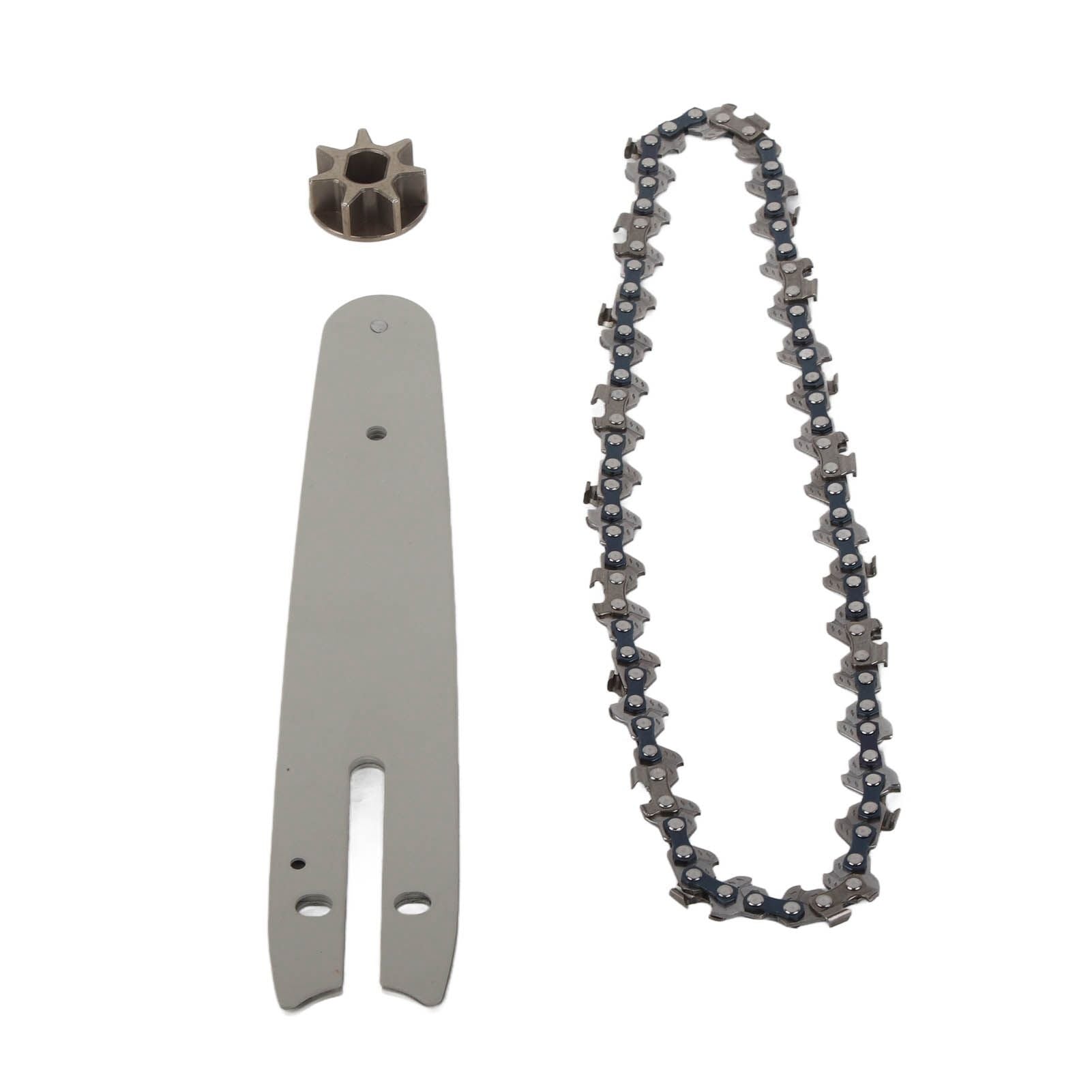 Chainsaw Chain Set Steel Sprocket 186mm Guide Plate 230mm Chain 6in Saw Replacement Accessories for Mini Electric Chainsaw