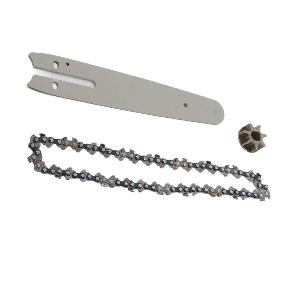 Chainsaw Chain Set Steel Sprocket 186mm Guide Plate 230mm Chain 6in Saw Replacement Accessories for Mini Electric Chainsaw