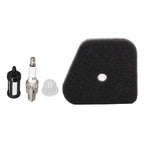 Air Filter Repair Kit Ceramic Cotton Spark Plug Fuel Filter Cap for STIHL KM130R String Trimmer