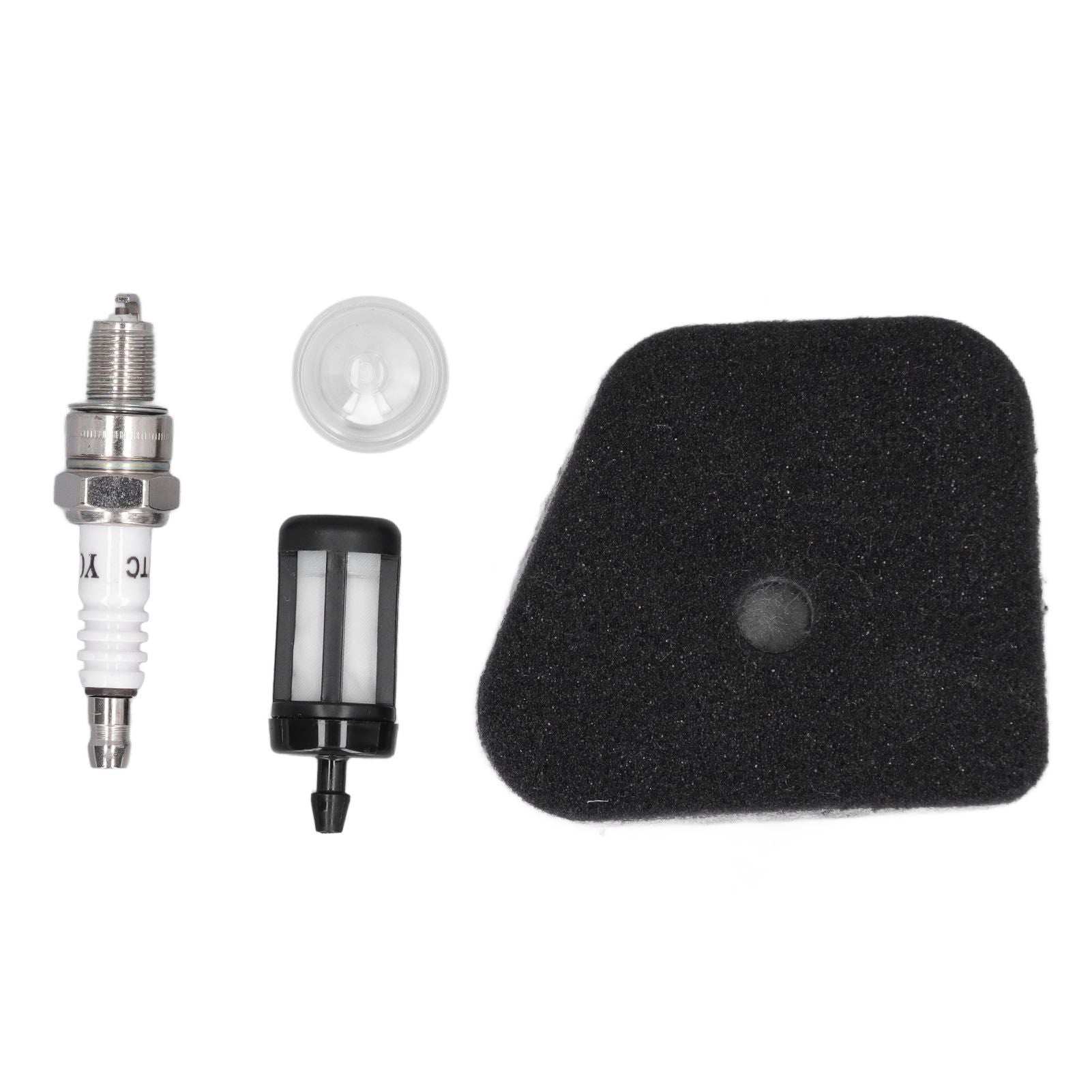Air Filter Repair Kit Ceramic Cotton Spark Plug Fuel Filter Cap for STIHL KM130R String Trimmer