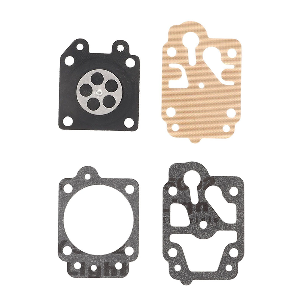 2Set Carburetor Diaphragm Repair Gasket Kits Carburetor Service Kit with Paper Pad and Gasket for Trimmer Lawn Mower