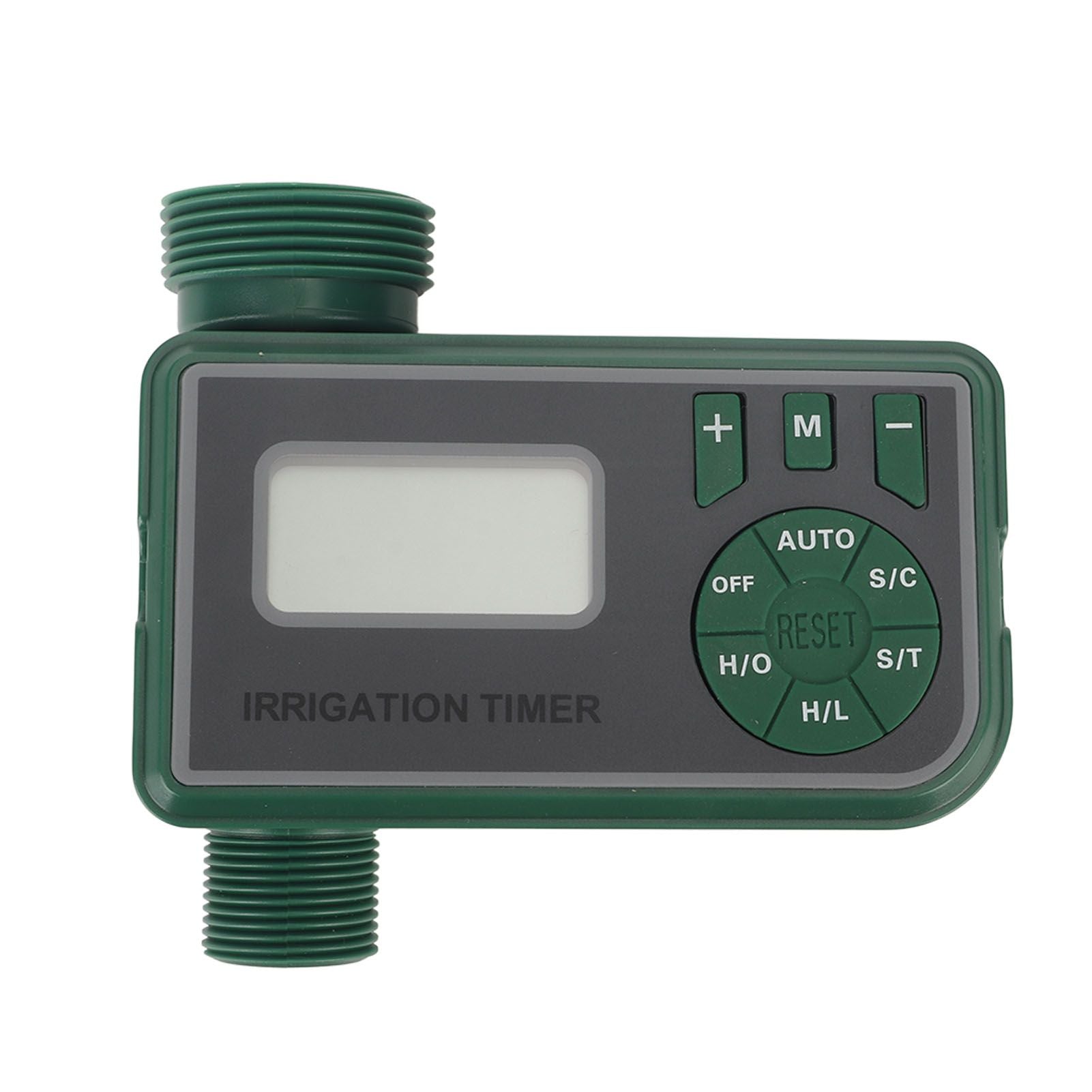 Sprinkler Timer Green Leak Proof G3/4 External Thread Water Outlet Watering Controller for Garden